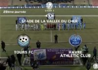 Football Ligue 2 : vidéo du match Tours FC - Havre AC du 21 février 2012. Le mardi 21 février 2012 à Tours. Indre-et-loire. 